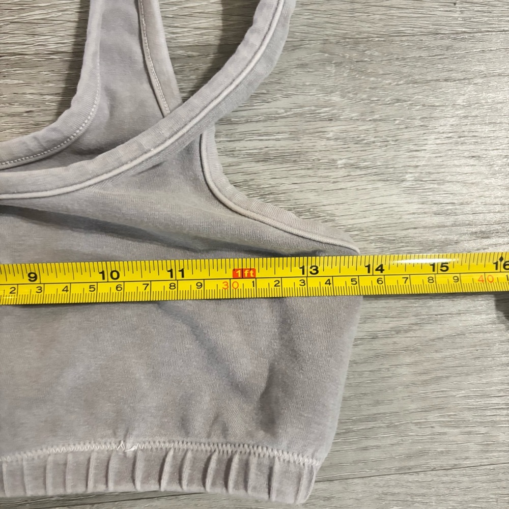 SKIMS Outdoor Desert Bralette and Leggings Set in Gray Comfy Loungewear Size L - Picture 8 of 9